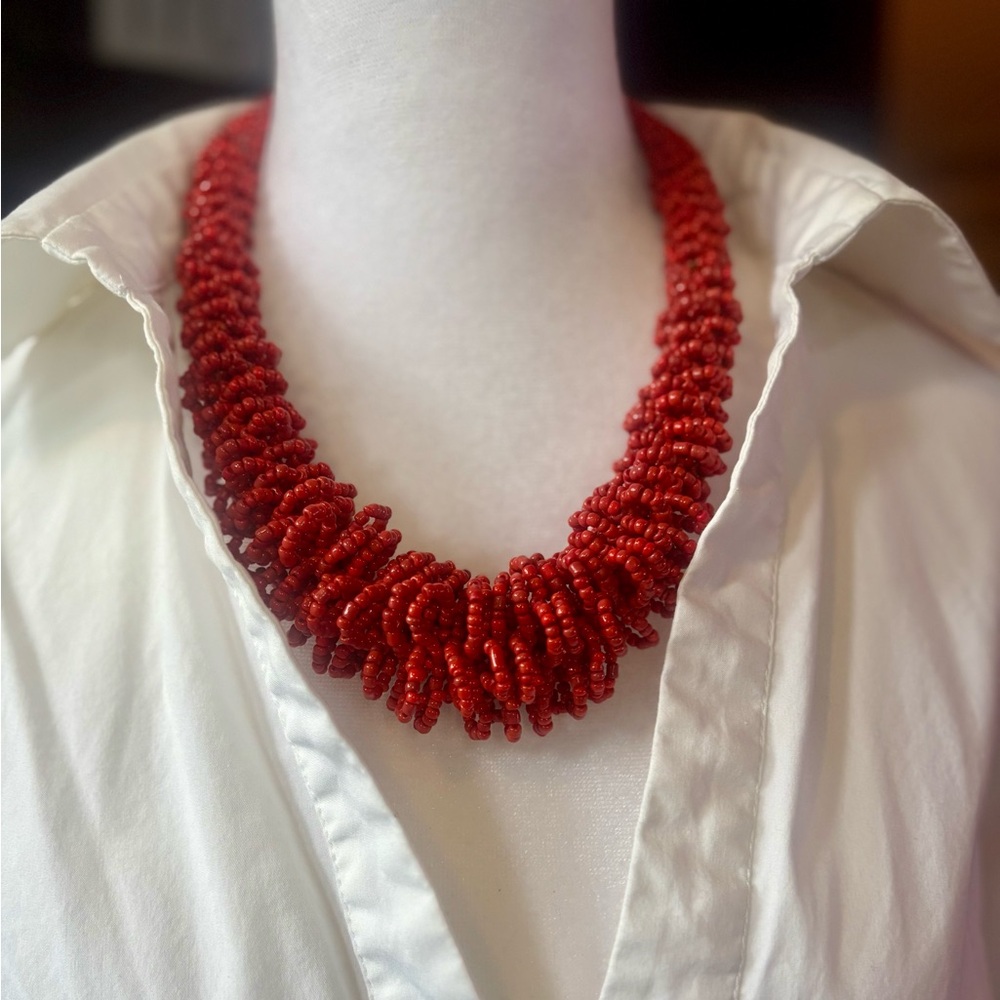 Seed Bead Necklace NWOT - Picture 4 of 10